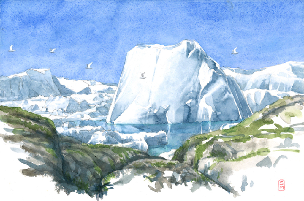 Isbjerge, gletcher