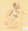 croquis, nøgen kvinde, nøgen pige, nøgen, nude, nude girl, nude woman, drawing, tegning